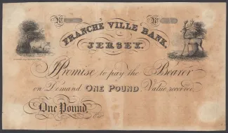 Jersey 1 Pound, 1833-1835 obverse