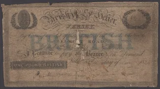 Jersey 1 Pound, 1836 obverse