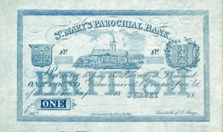 Jersey 1 Pound, 1850-1859 obverse