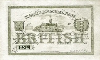 Jersey 1 Pound, 1850-1859 obverse