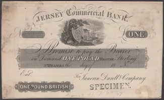 Jersey 1 Pound, 1856 obverse