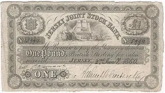 Jersey 1 Pound, 1860-1869 obverse
