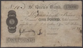 Jersey 1 Pound, 1883 obverse