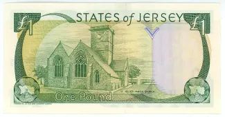 Jersey 1 Pound, 1989 reverse