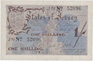 Jersey 1 Shillings, 1942 P-2 obverse