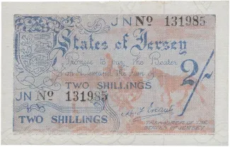 Jersey 2 Shillings, 1942 P-3 obverse