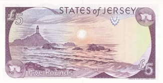 Jersey 5 Pounds, 1993-2000 reverse