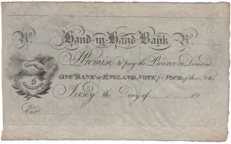 Jersey 5 Shillings, 1813 obverse