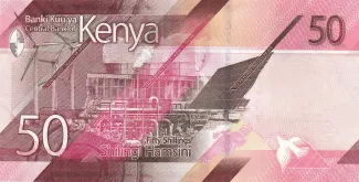 Kenya 50 Shillings, 2019-2024 reverse