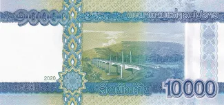 Laos 10.000 Kip, 2020 reverse