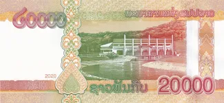 Laos 20.000 Kip, 2020 reverse