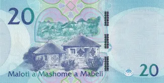 Lesotho 20 Maloti, 2021 reverse