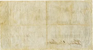 Liberia 3 Dollars, 1862-1864 reverse