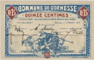 Liège (Cornesse) 15 Centimes, 1915 image
