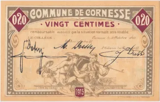 Liège (Cornesse) 20 Centimes, 1915 image