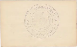 Liège (Spa) 1 Franc, 1914-1916 reverse