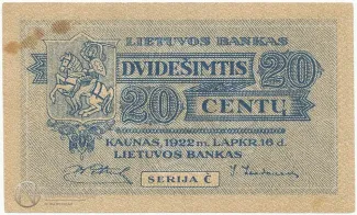  20 , 1922