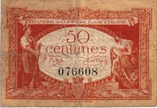 Loire, Department of 50 Centimes, 1921 obverse