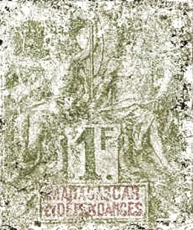 Madagascar 1 Franc, 1920 image