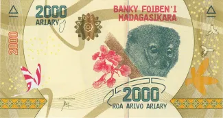 Madagascar 2.000 Ariary, 2017-2023 obverse