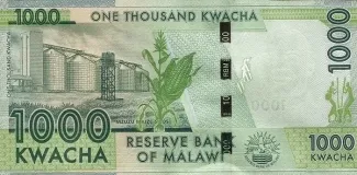Malawi 1,000 Kwacha, 2014 P-68 reverse