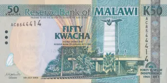 Malawi 50 Kwacha, 2004 P-49 obverse