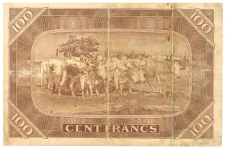 Mali 100 Francs, 1960 reverse