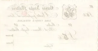 Malta 5 Liri, 1825-1899 reverse