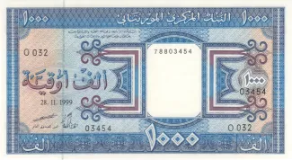 Mauritania 1.000 Ouguiya, 2002 image