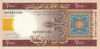 Mauritania 200 Ouguiya, 2006 image