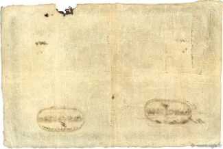 Mauritius 50 Dollars, 1840 reverse