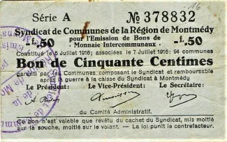 Meuse, Department of 50 Centimes, 1914 image