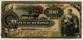 Mexican States 100 Pesos, 1914 image