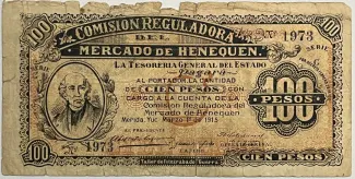 Mexican States 100 Pesos, 1915 obverse