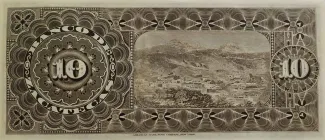 Mexican States 10 Pesos, 1891-1914 reverse