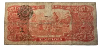 Mexican States 1 Peso,  reverse