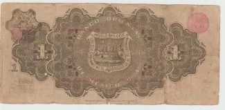 Mexican States 1 Peso, 1914 reverse
