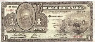 Mexican States 1 Peso, 1914 image