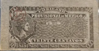 Mexican States 20 Centavos, 1914 obverse