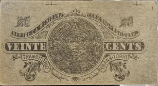 Mexican States 20 Centavos, 1914 reverse