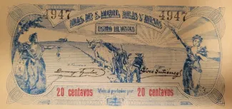 Mexican States 20 Centavos, 1915 obverse