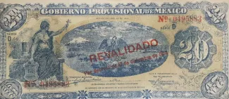 Mexican States 20 Pesos, 1914 obverse