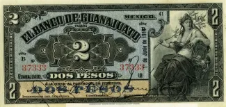 Mexican States 2 Pesos, 1914 image