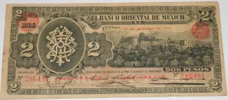 Mexican States 2 Pesos, 1914 image