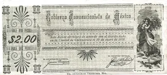 Mexican States 2 Pesos, 1916 image