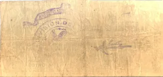 Mexican States 50 Centavos, 1914 reverse