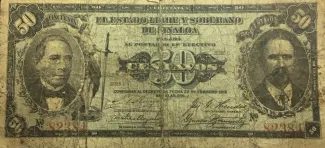 Mexican States 50 Centavos, 1915 obverse