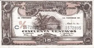 Mexican States 50 Centavos, 1916 obverse