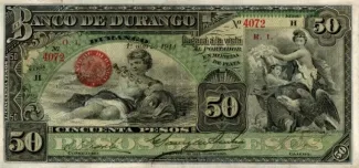 Mexican States 50 Pesos, 1914 image
