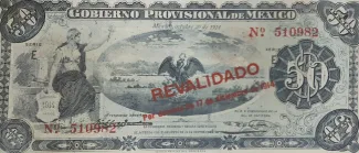 Mexican States 50 Pesos, 1914 obverse
